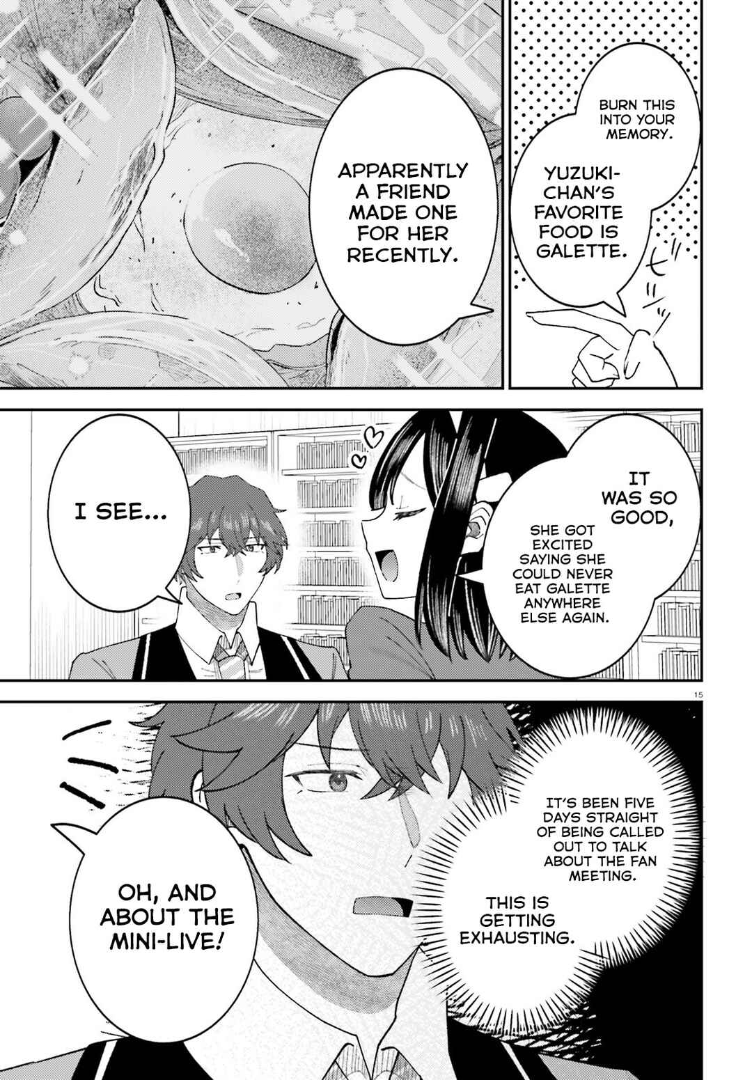 Page 16 Chapter 14 Ore no Haitoku Meshi wo Onedari Sezu ni Irarenai, Otonari no Top Idol-sama