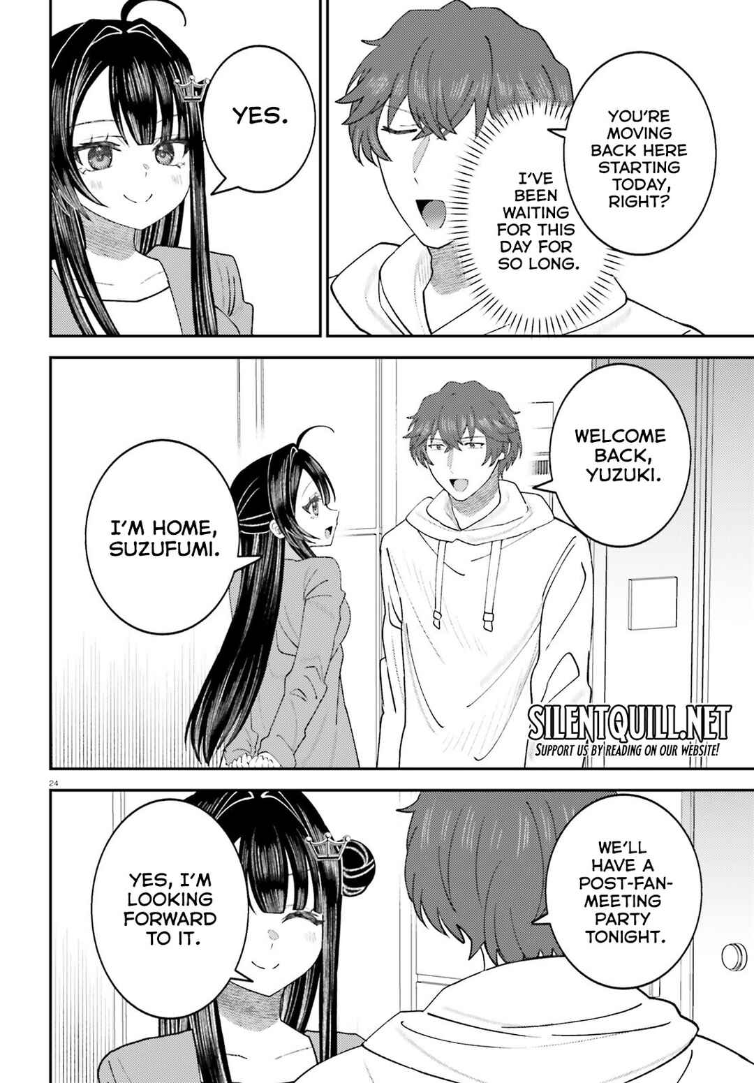 Page 25 Chapter 14 Ore no Haitoku Meshi wo Onedari Sezu ni Irarenai, Otonari no Top Idol-sama
