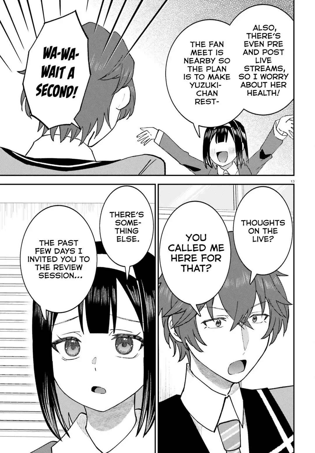 Page 14 Chapter 11 Ore no Haitoku Meshi wo Onedari Sezu ni Irarenai, Otonari no Top Idol-sama