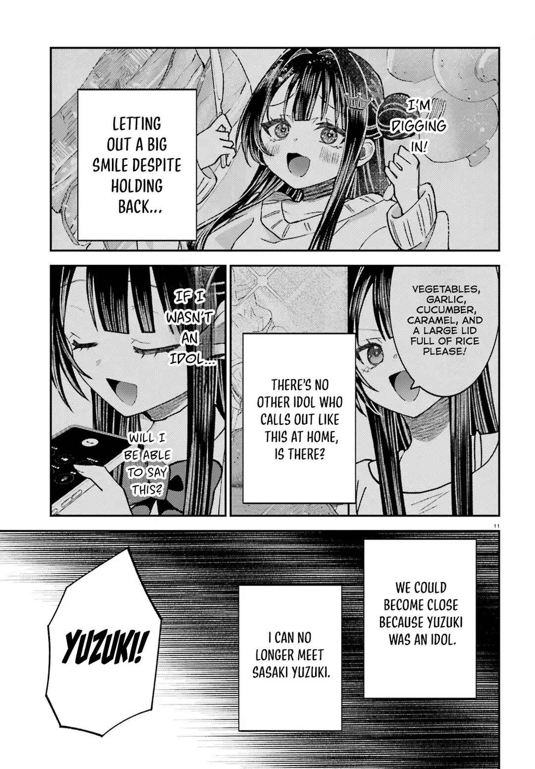 Page 12 Chapter 12 Ore no Haitoku Meshi wo Onedari Sezu ni Irarenai, Otonari no Top Idol-sama
