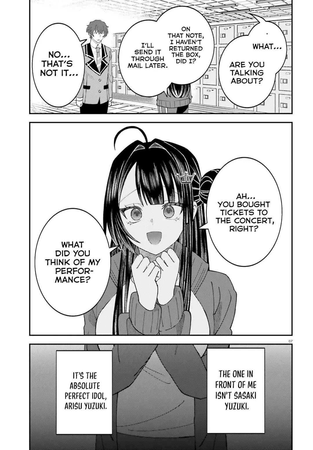 Page 8 Chapter 12 Ore no Haitoku Meshi wo Onedari Sezu ni Irarenai, Otonari no Top Idol-sama