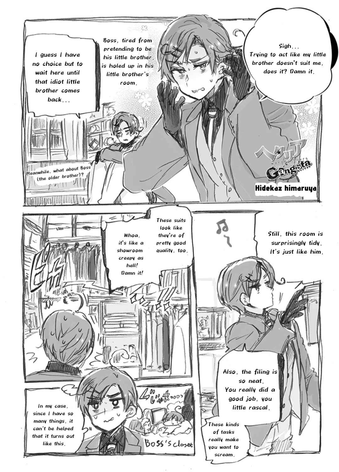 Page 1 Chapter 38 Hetalia World★Stars: Gangsta