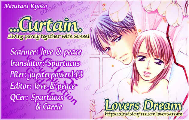 Page 1 Chapter 2 ...Curtain. ~Sensei to Kiyoraka ni Dousei~