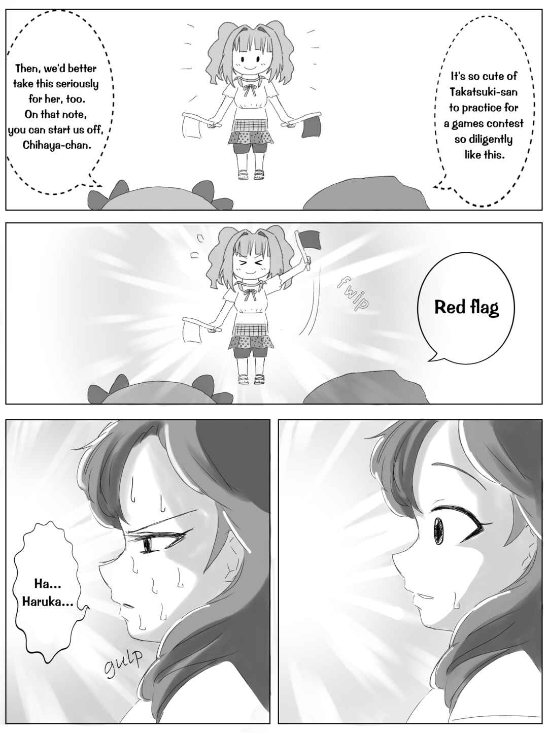 Page 2 Chapter Unknown_f333 THE iDOLM@STER - Haruka and Chihaya Help Yayoi with Her Lesson (Doujinshi)