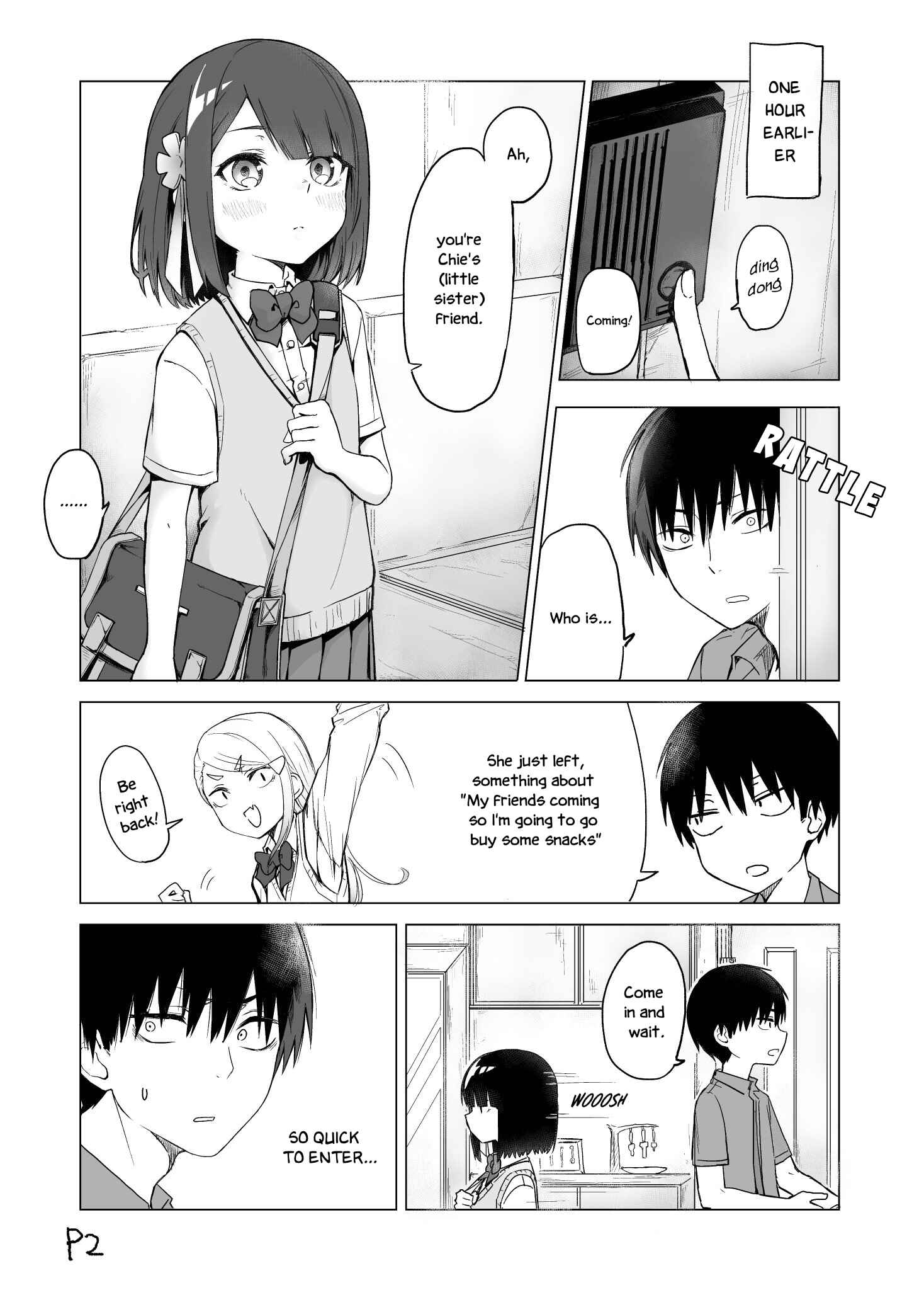 Page 2 Chapter 1 I Dont Know What My Little Sisters Friend Is Thinking!  (Pre-serialization)