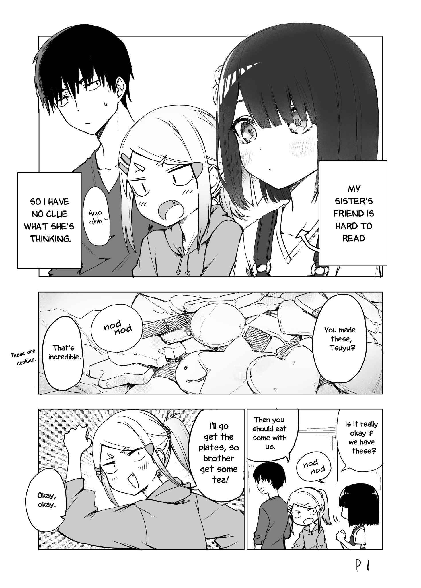 Page 1 Chapter 2 I Dont Know What My Little Sisters Friend Is Thinking!  (Pre-serialization)
