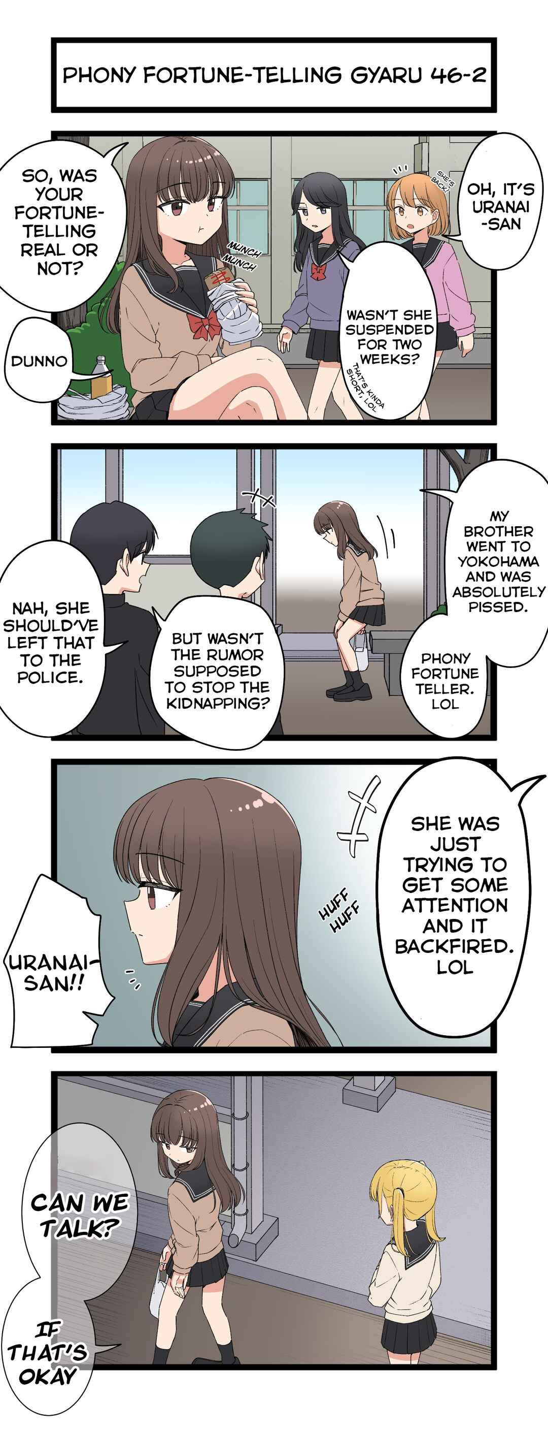 Page 2 Chapter 46 Phony Fortune-Telling Gyaru