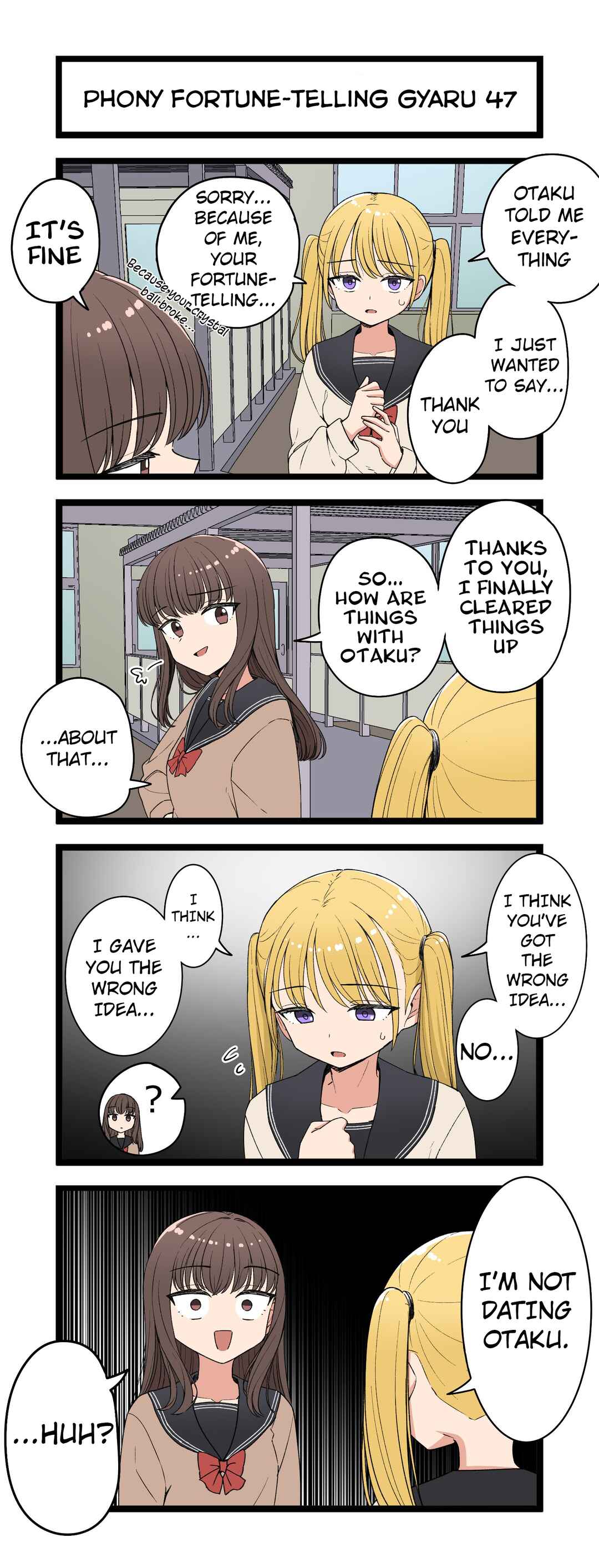 Page 1 Chapter 47 Phony Fortune-Telling Gyaru