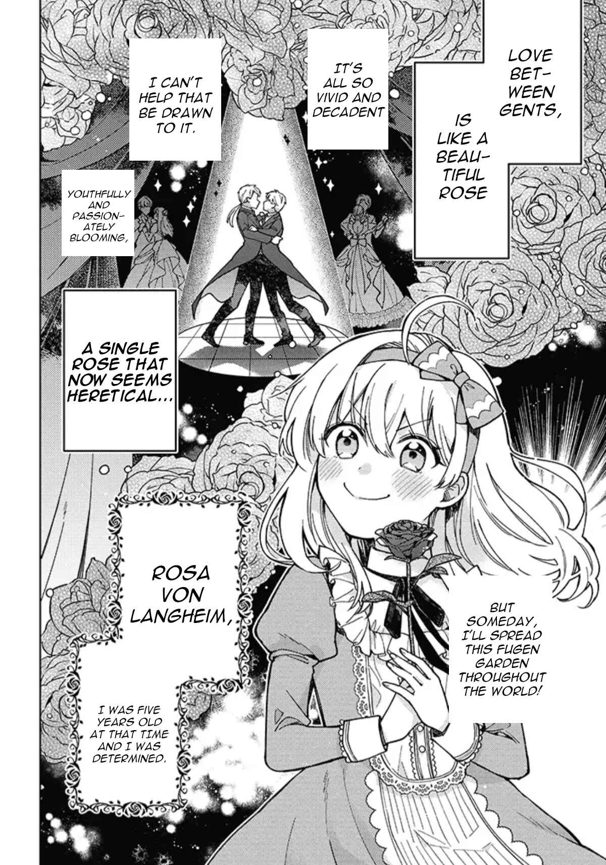 Page 5 Chapter 1.1 Kifujin Rosa wa Kage kara Ai wo Mimamoritai