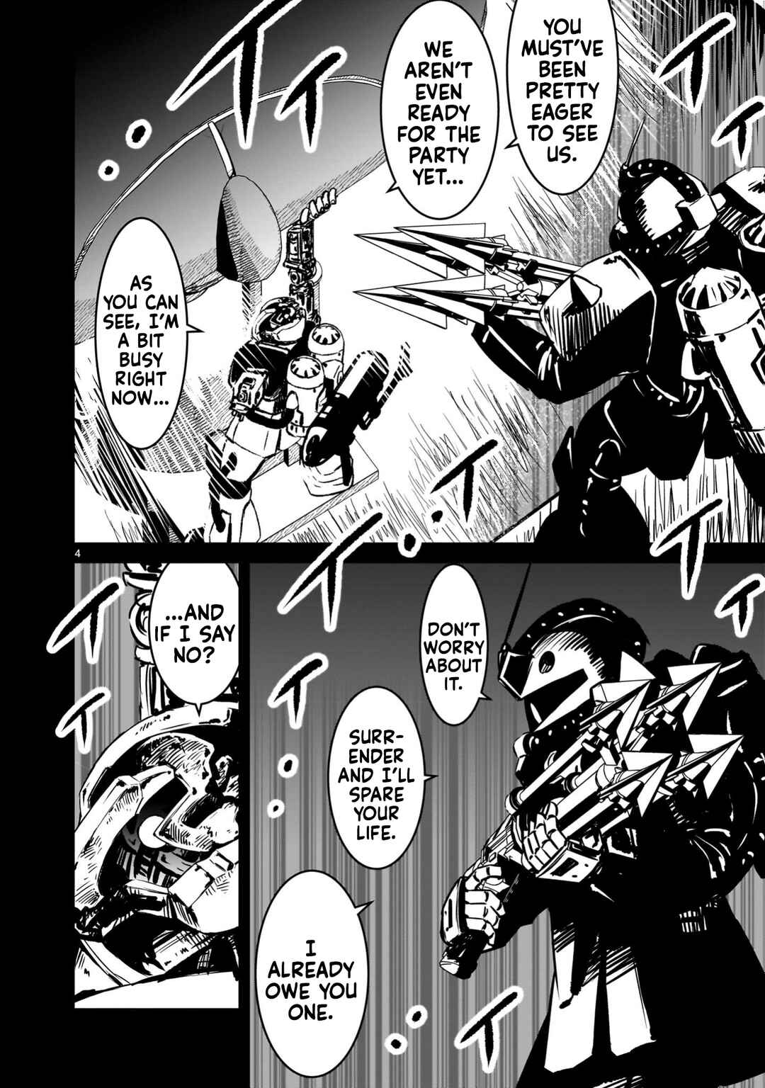 Page 4 Chapter 14 Mobile Suit Gundam: The battle tales of Flanagan Boone