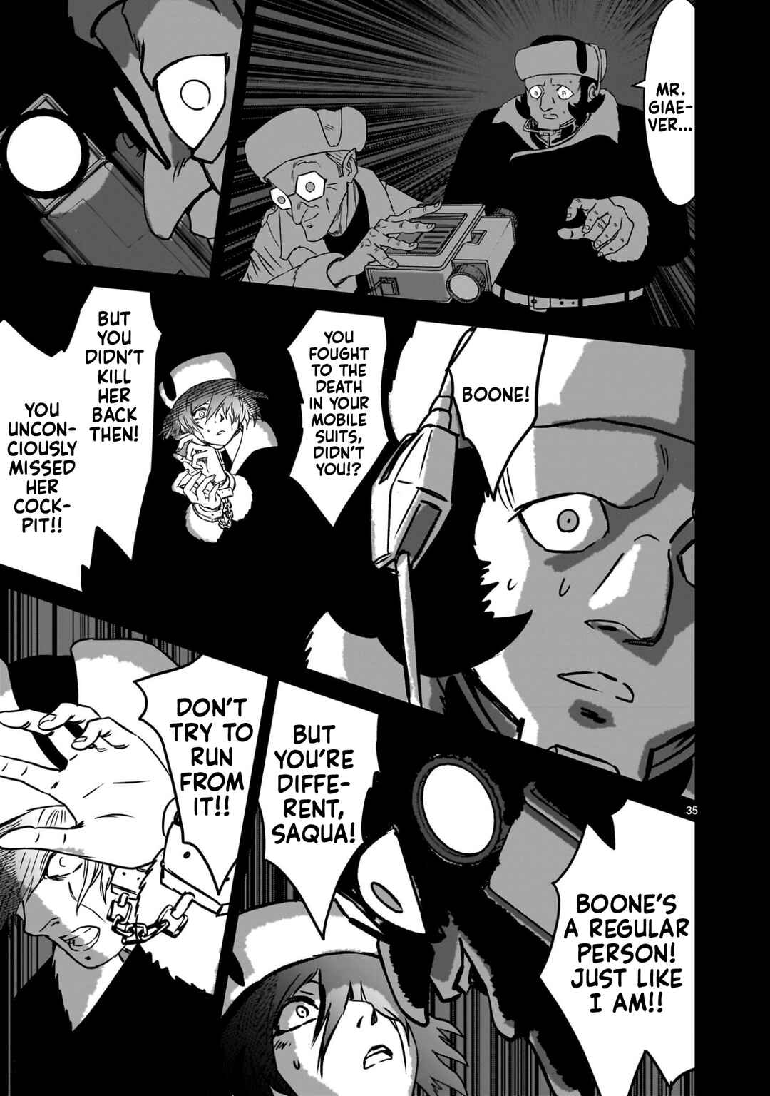 Page 35 Chapter 20 Mobile Suit Gundam: The battle tales of Flanagan Boone
