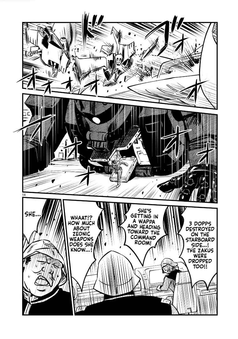 Page 14 Chapter 7 Mobile Suit Gundam: The battle tales of Flanagan Boone