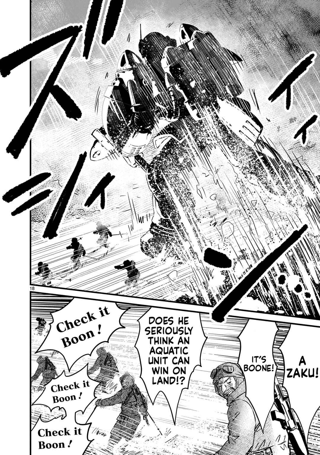 Page 18 Chapter 31 Mobile Suit Gundam: The battle tales of Flanagan Boone