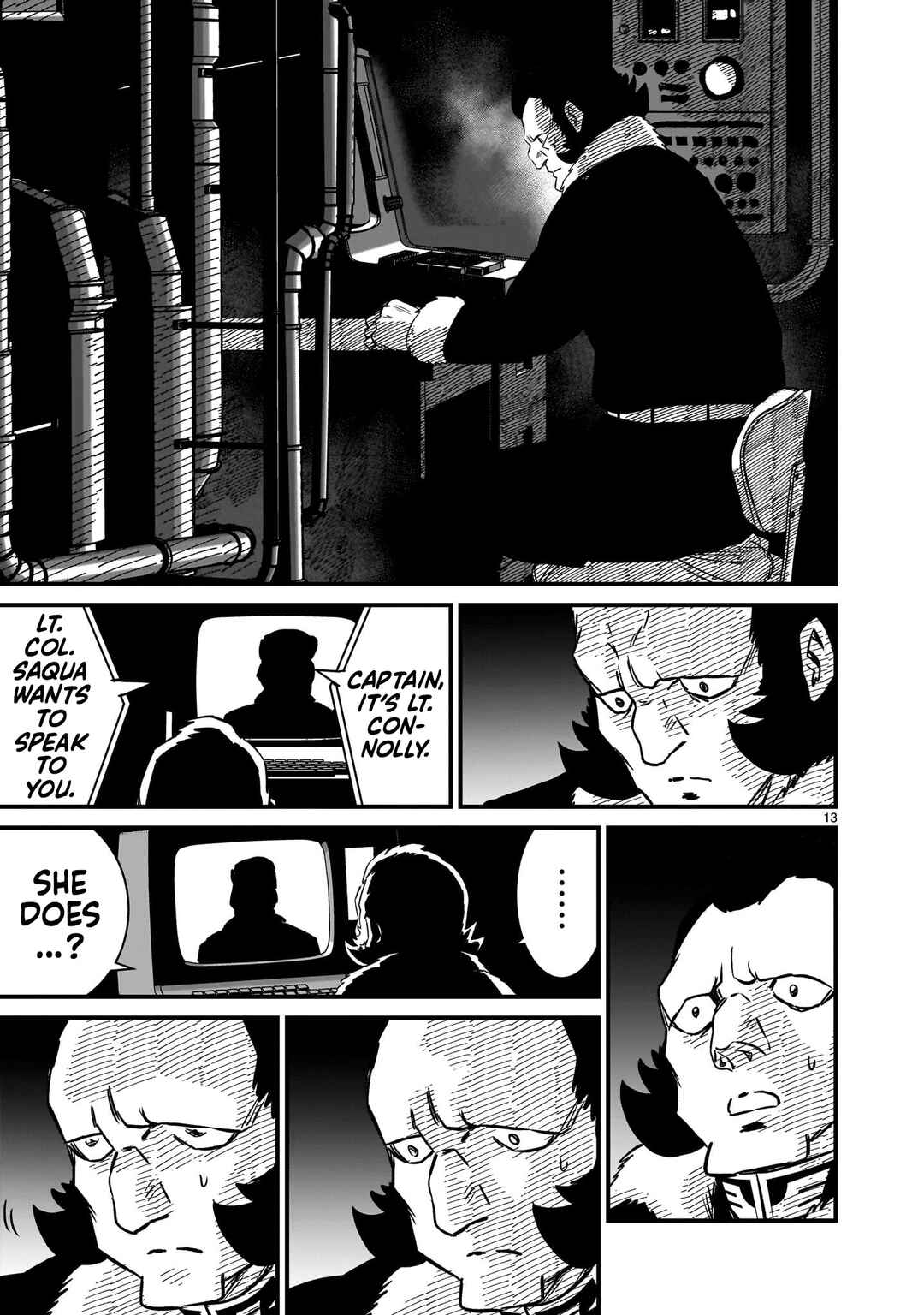 Page 13 Chapter 25 Mobile Suit Gundam: The battle tales of Flanagan Boone
