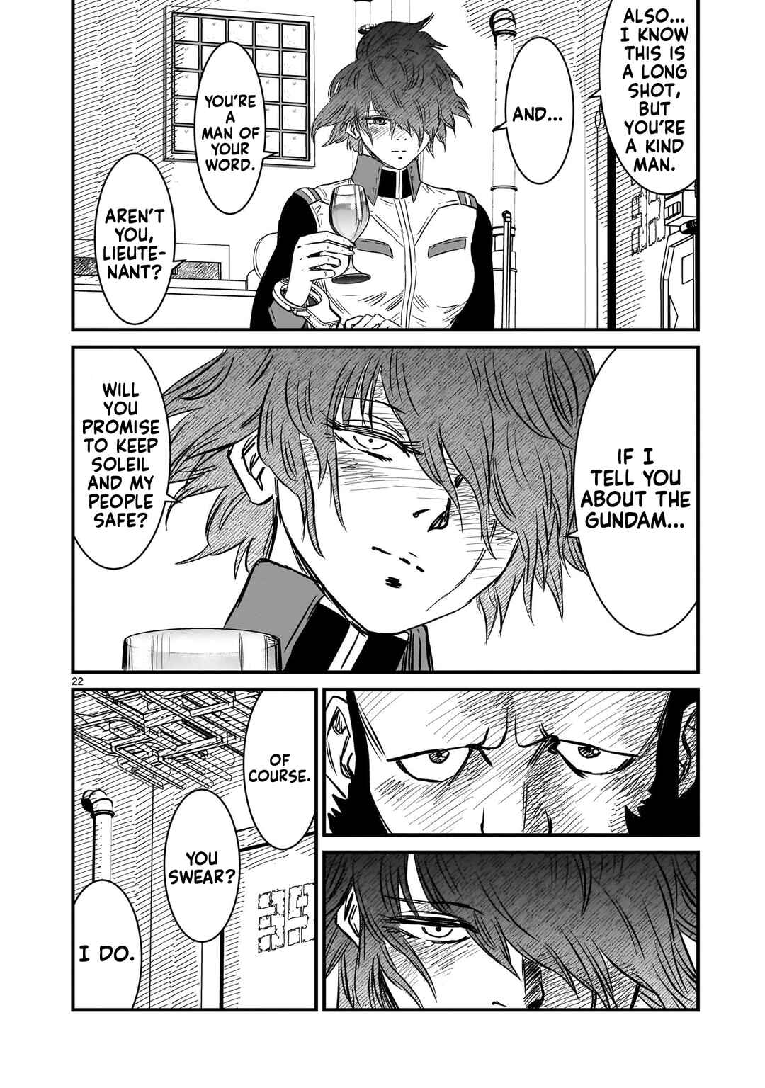 Page 22 Chapter 25 Mobile Suit Gundam: The battle tales of Flanagan Boone