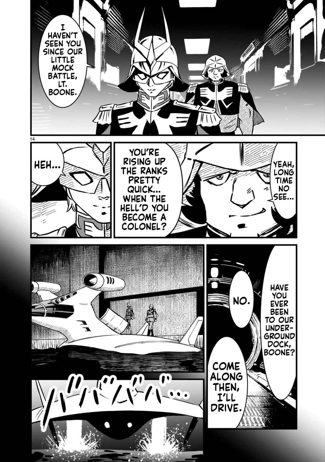 Page 14 Chapter 18 Mobile Suit Gundam: The battle tales of Flanagan Boone