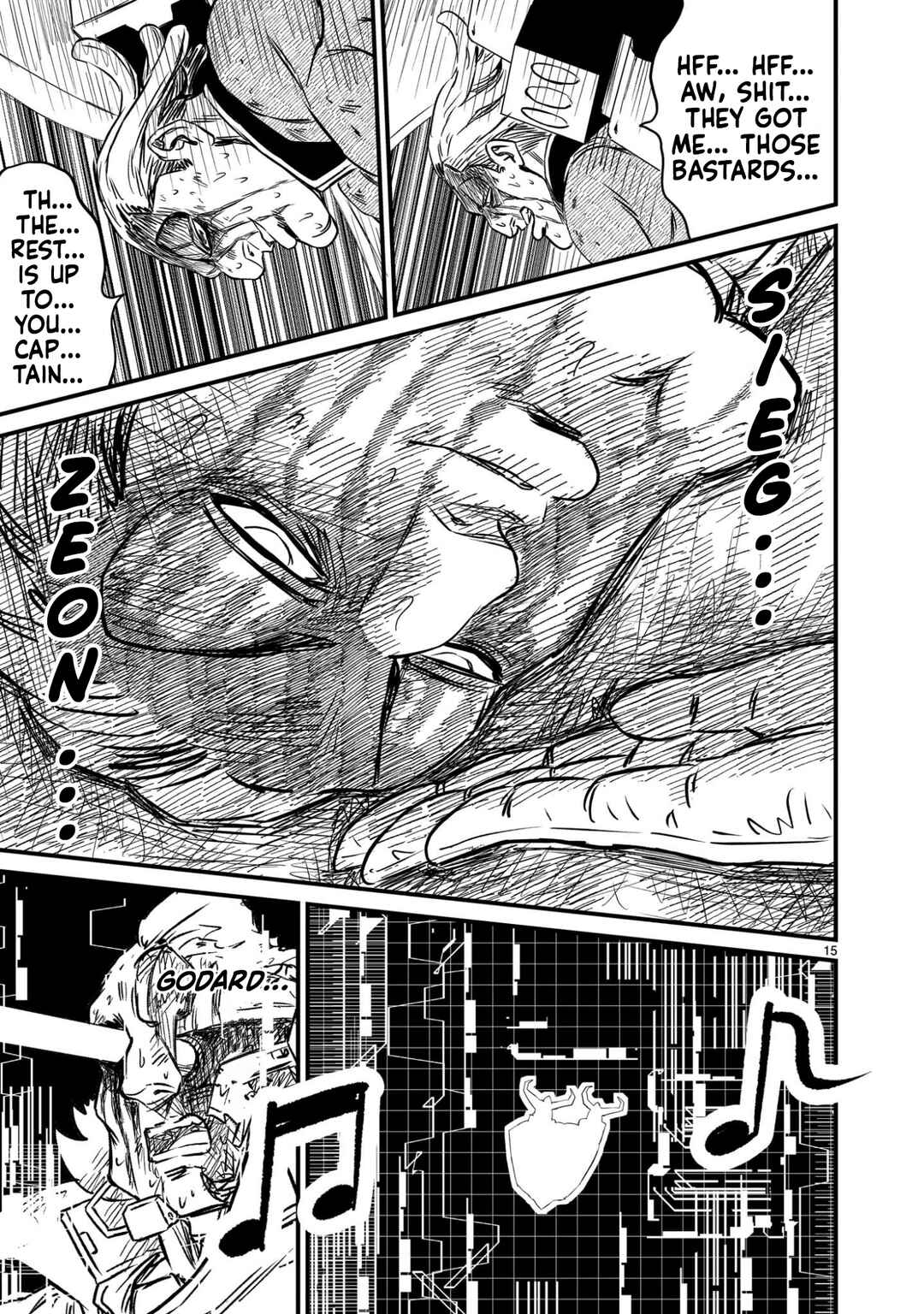 Page 15 Chapter 16 Mobile Suit Gundam: The battle tales of Flanagan Boone