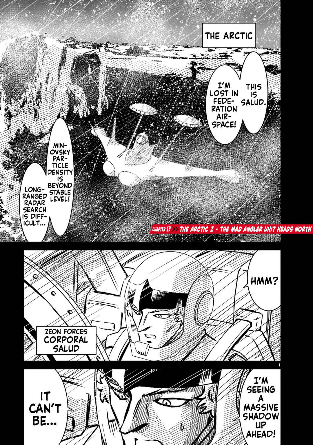 Page 1 Chapter 19 Mobile Suit Gundam: The battle tales of Flanagan Boone