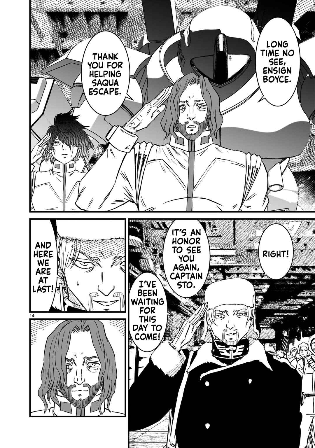 Page 13 Chapter 29 Mobile Suit Gundam: The battle tales of Flanagan Boone