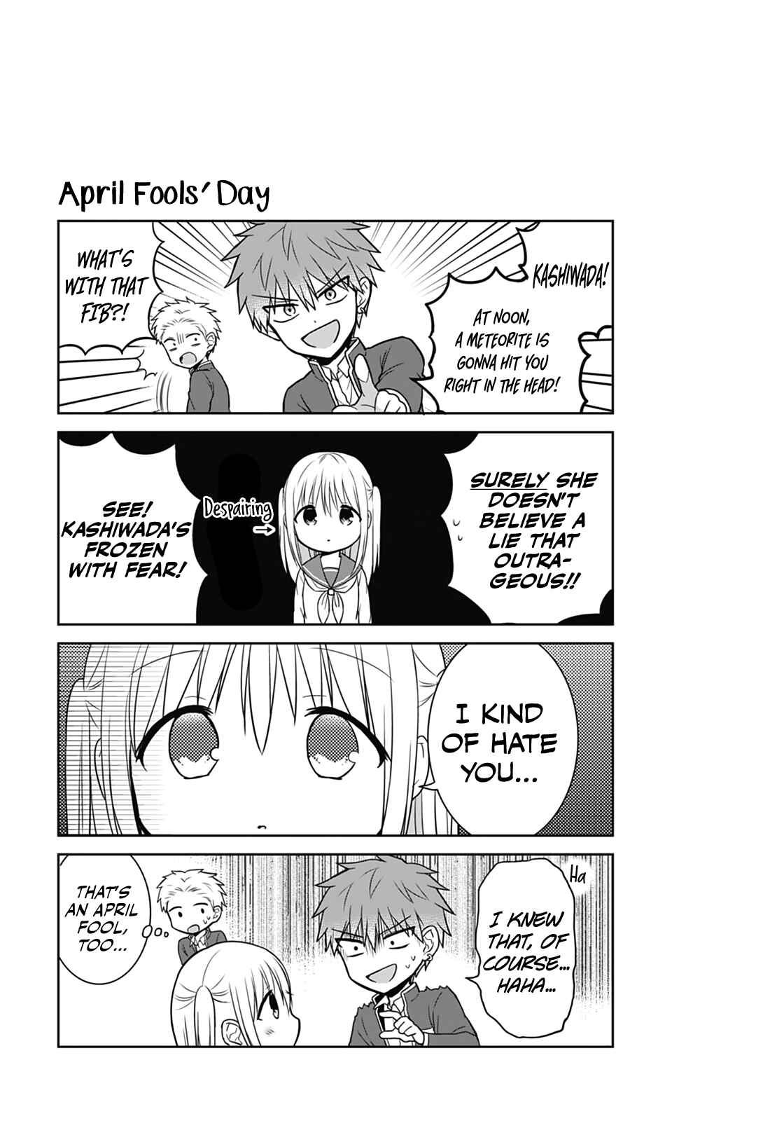 Page 9 Chapter 25 Kao ni Denai Kashiwada-san to Kao ni Deru Oota-kun