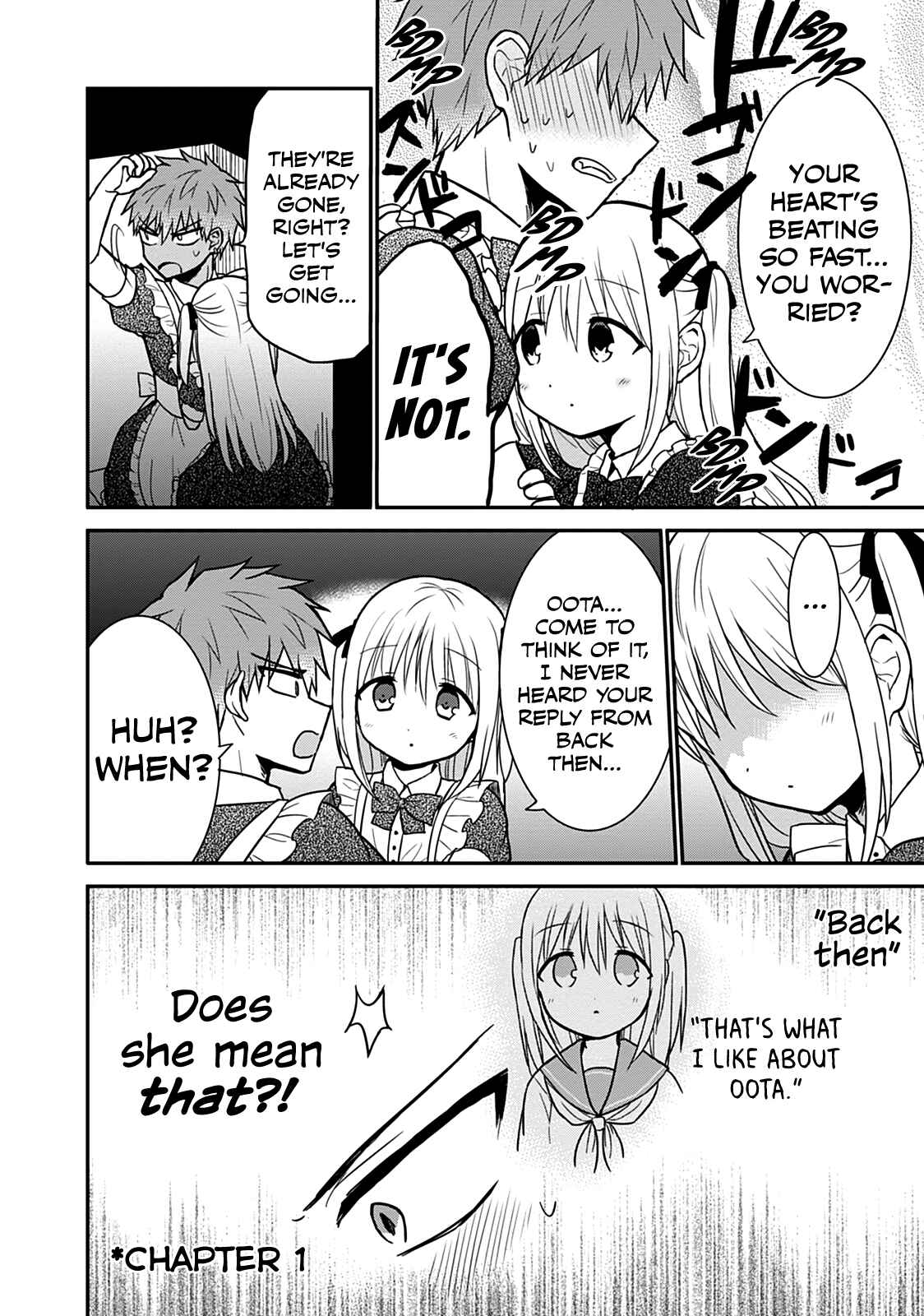 Page 3 Chapter 44 Kao ni Denai Kashiwada-san to Kao ni Deru Oota-kun