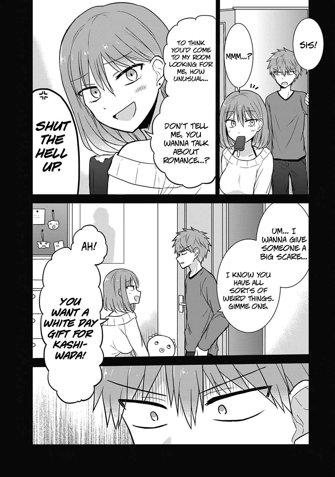 Page 4 Chapter 21 Kao ni Denai Kashiwada-san to Kao ni Deru Oota-kun