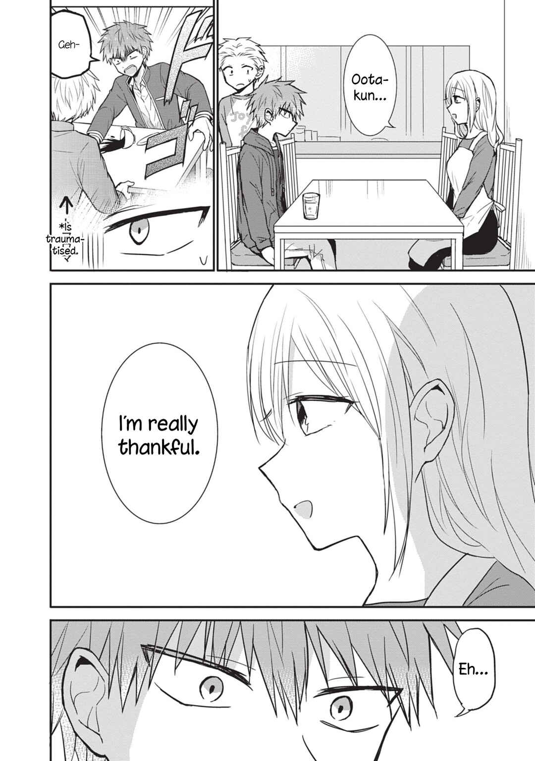 Page 4 Chapter 85 Kao ni Denai Kashiwada-san to Kao ni Deru Oota-kun