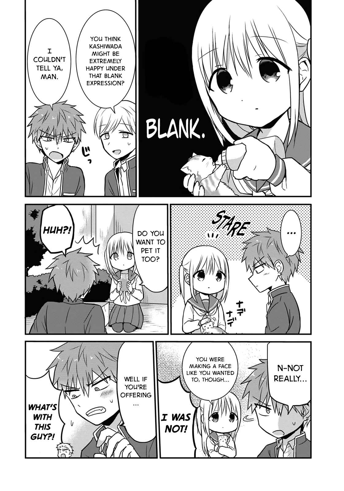 Page 3 Chapter 13 Kao ni Denai Kashiwada-san to Kao ni Deru Oota-kun