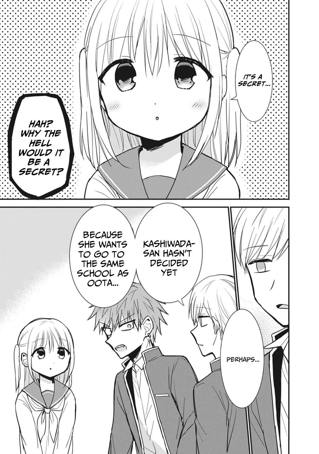 Page 10 Chapter 76 Kao ni Denai Kashiwada-san to Kao ni Deru Oota-kun