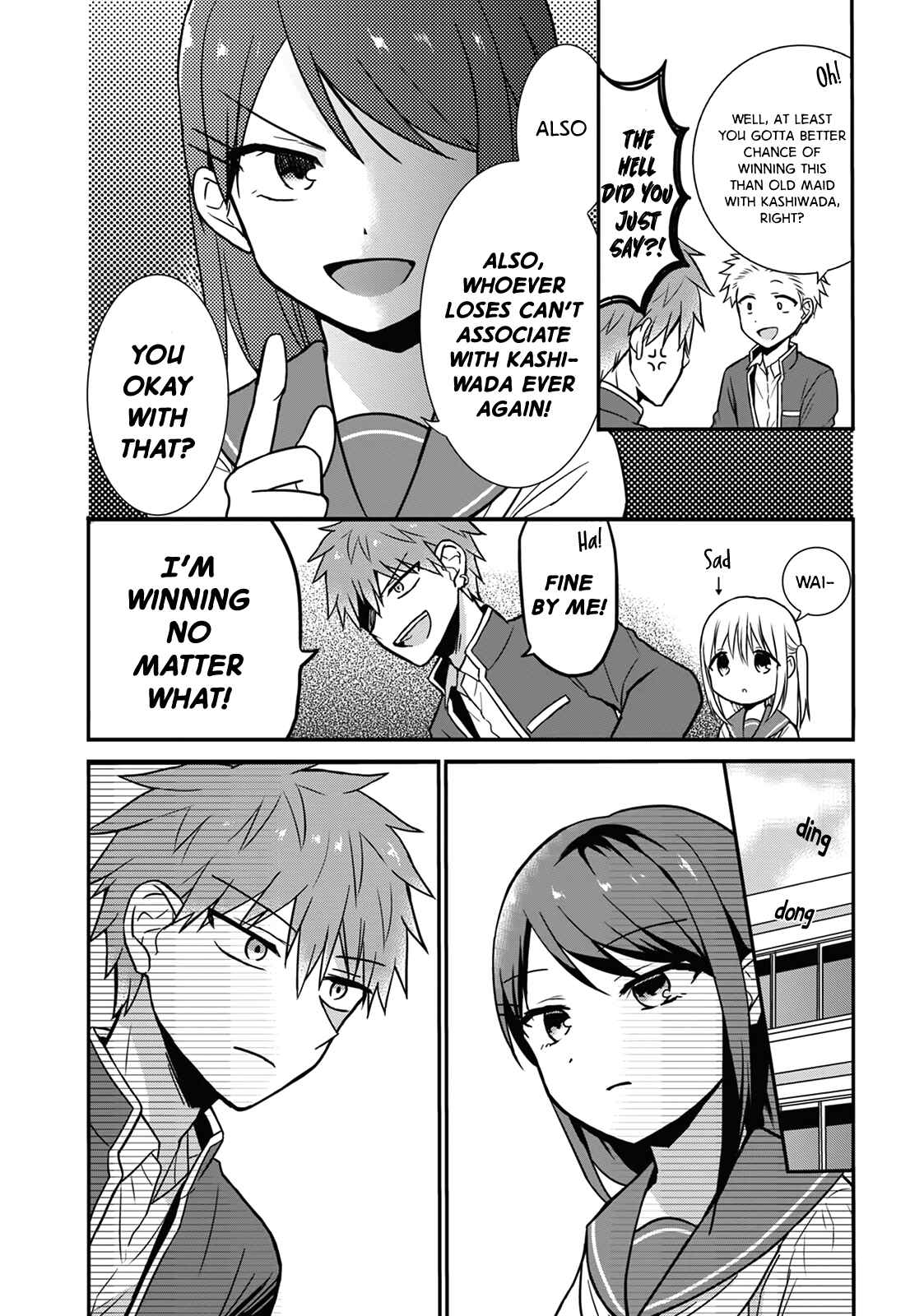 Page 3 Chapter 10 Kao ni Denai Kashiwada-san to Kao ni Deru Oota-kun