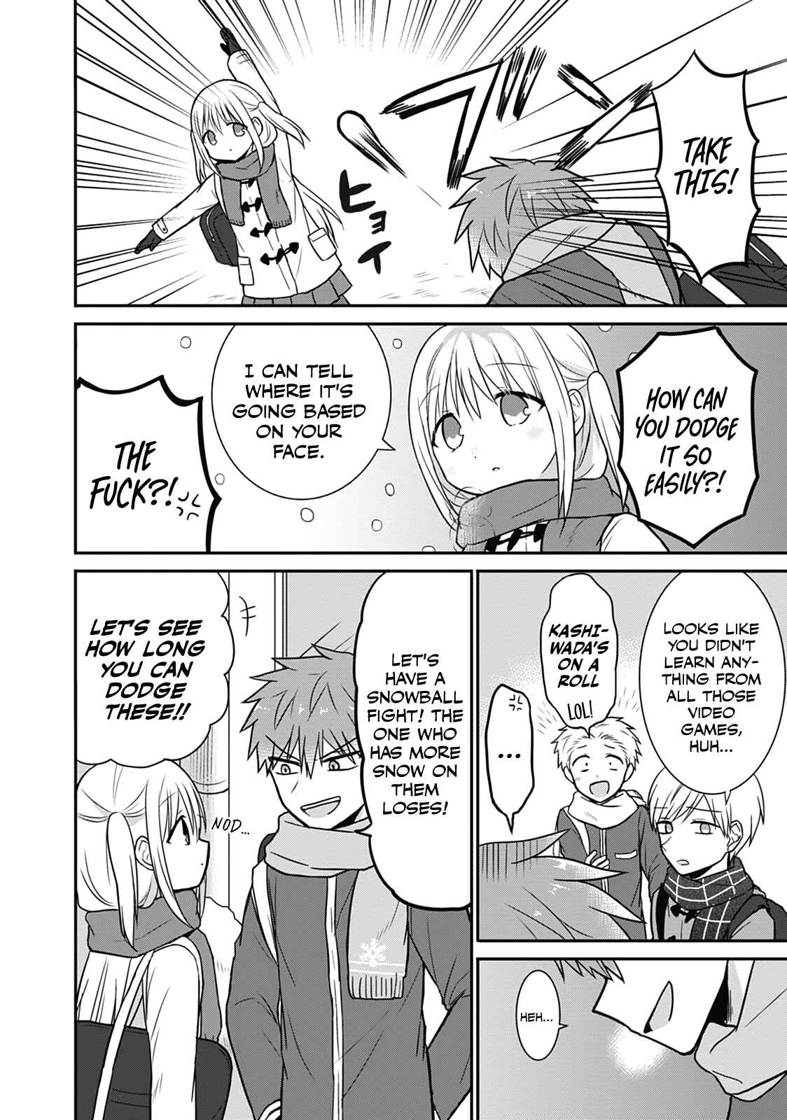 Page 4 Chapter 17 Kao ni Denai Kashiwada-san to Kao ni Deru Oota-kun