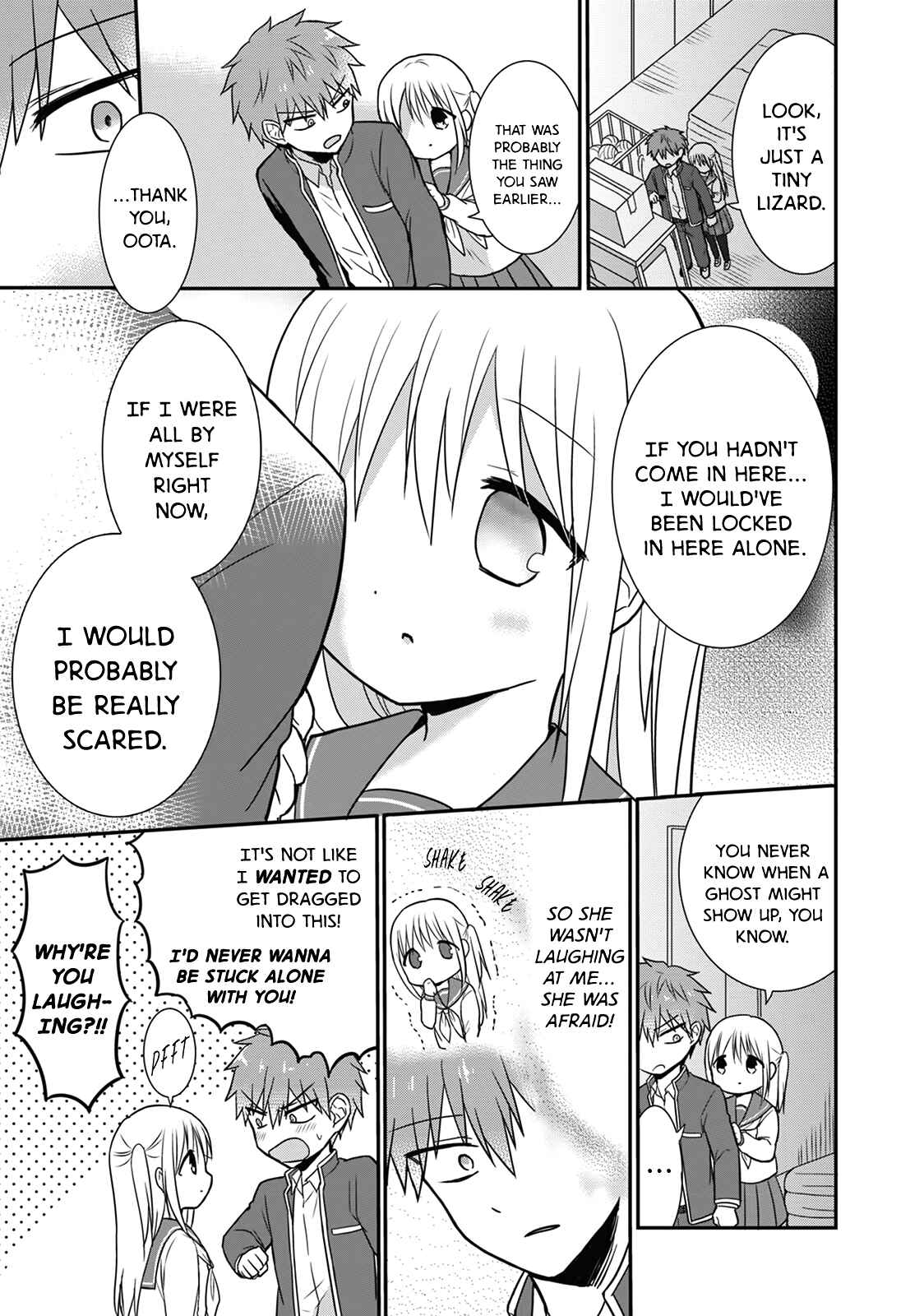 Page 8 Chapter 11 Kao ni Denai Kashiwada-san to Kao ni Deru Oota-kun