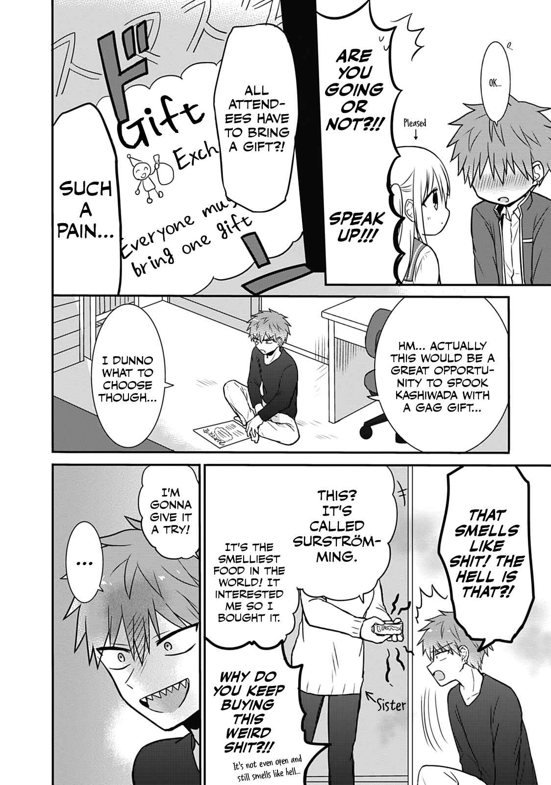Page 4 Chapter 15 Kao ni Denai Kashiwada-san to Kao ni Deru Oota-kun