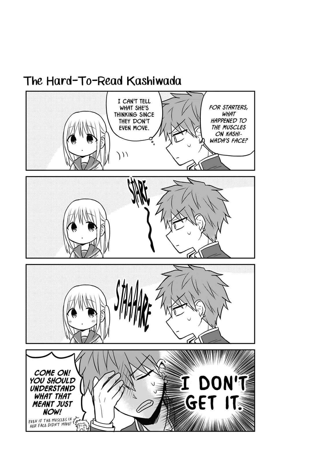 Page 9 Chapter 4 Kao ni Denai Kashiwada-san to Kao ni Deru Oota-kun