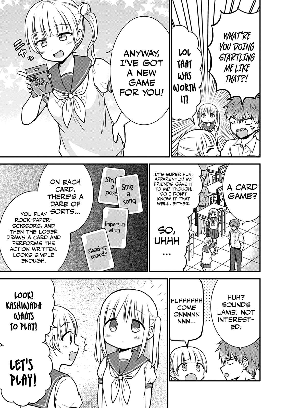 Page 4 Chapter 41 Kao ni Denai Kashiwada-san to Kao ni Deru Oota-kun