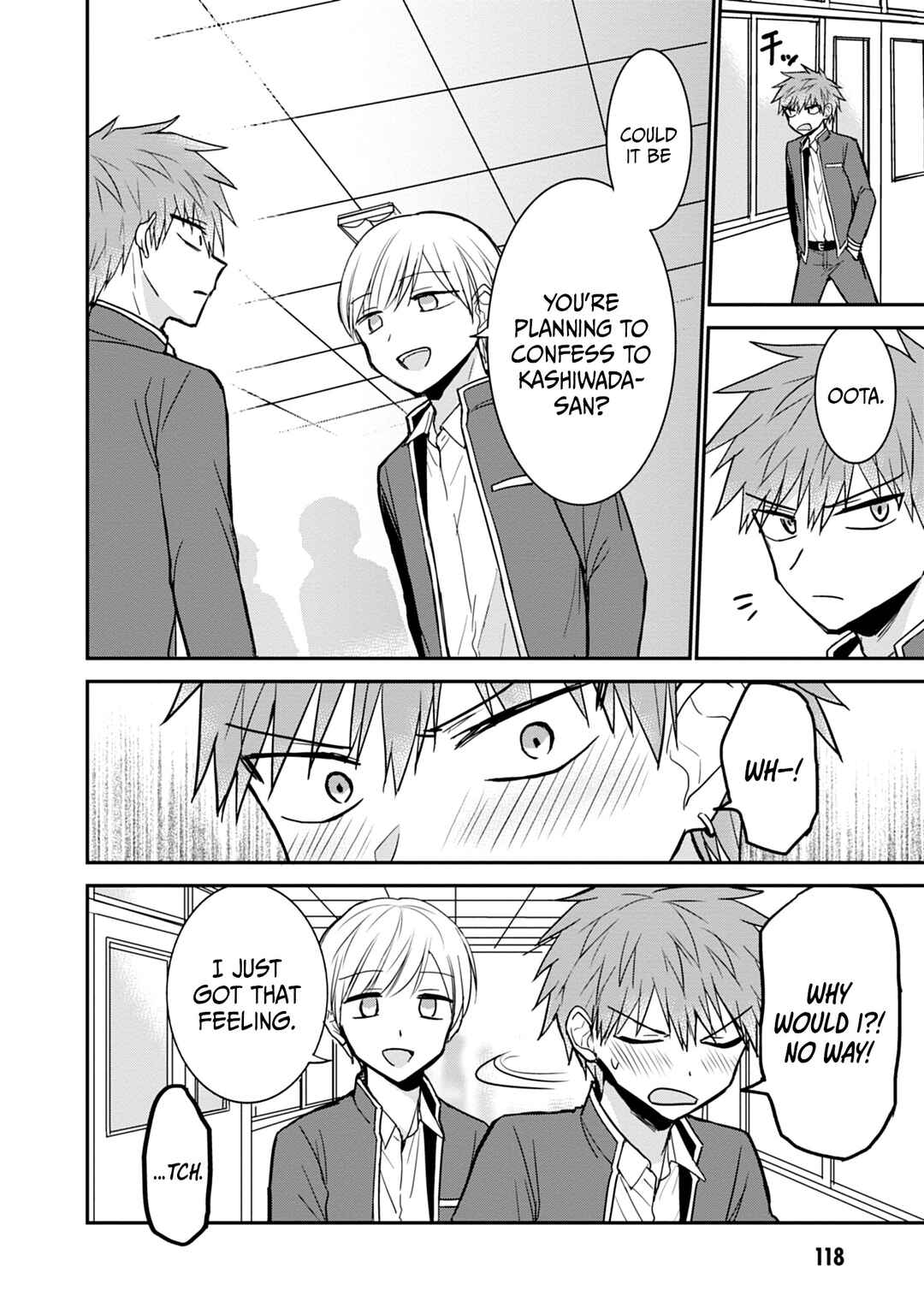 Page 3 Chapter 97 Kao ni Denai Kashiwada-san to Kao ni Deru Oota-kun