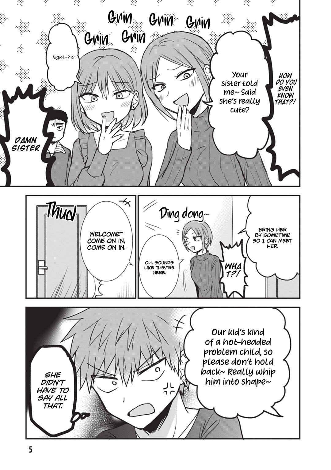 Page 4 Chapter 112 Kao ni Denai Kashiwada-san to Kao ni Deru Oota-kun