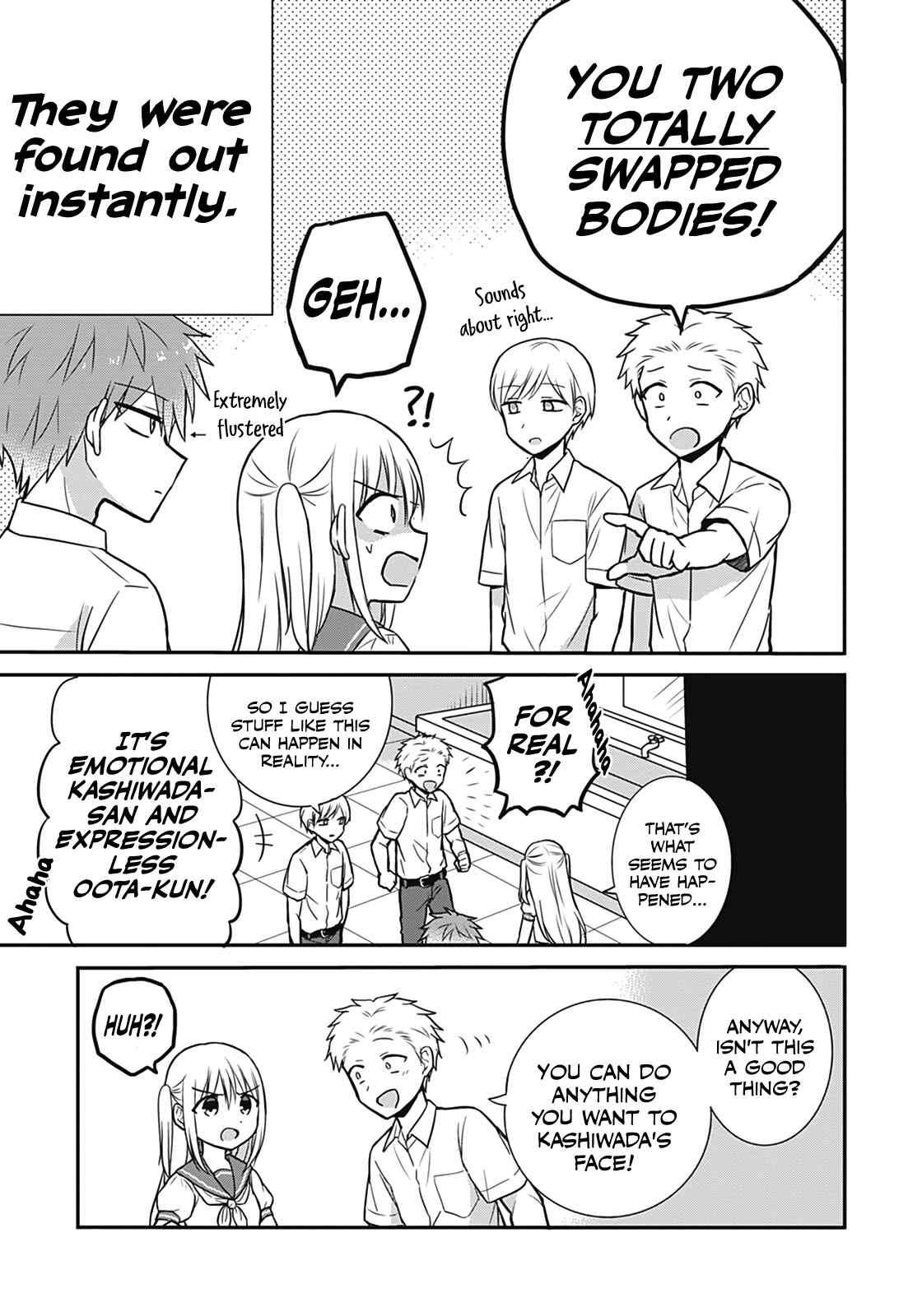 Page 5 Chapter 25.5 Kao ni Denai Kashiwada-san to Kao ni Deru Oota-kun