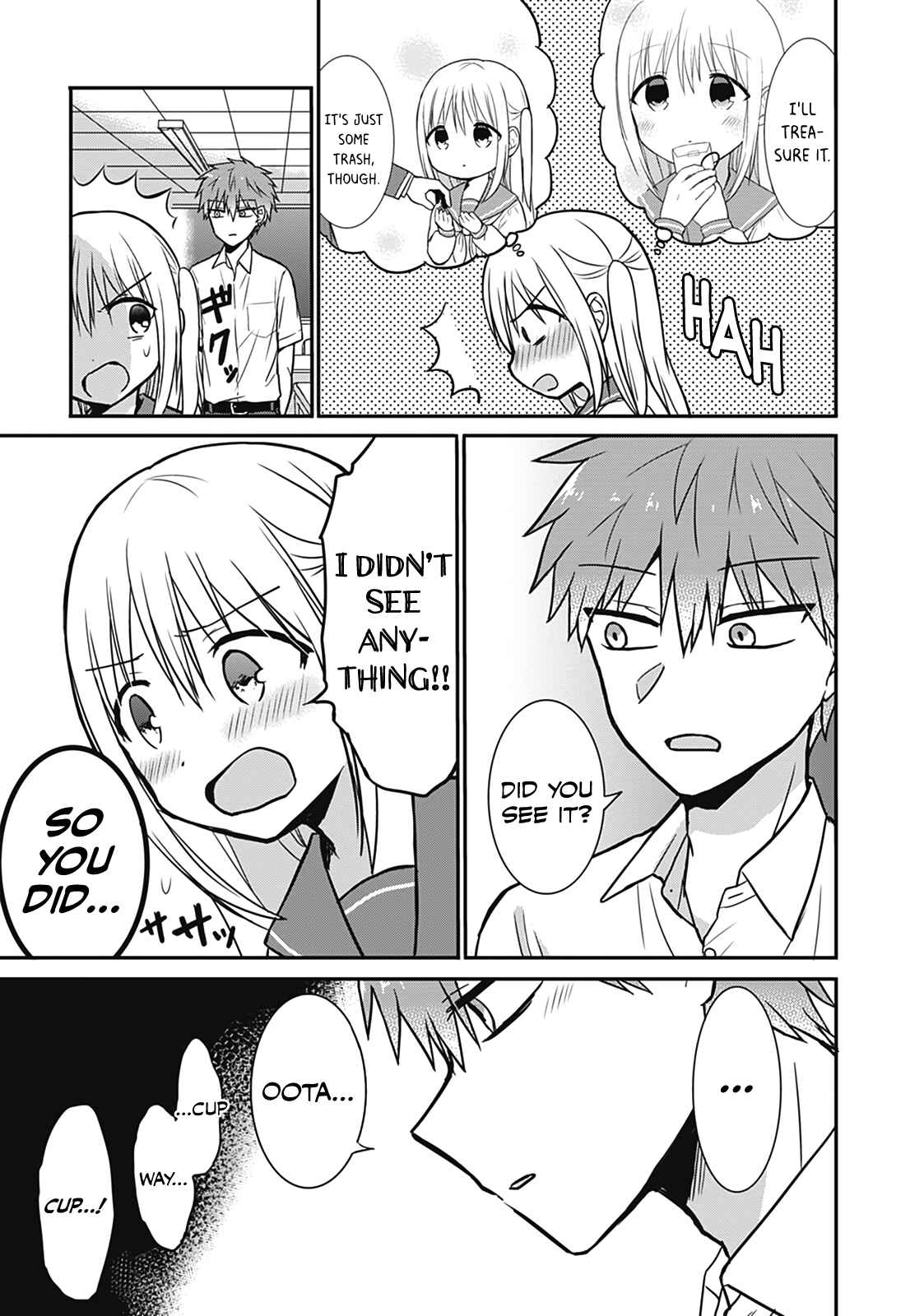 Page 9 Chapter 25.5 Kao ni Denai Kashiwada-san to Kao ni Deru Oota-kun