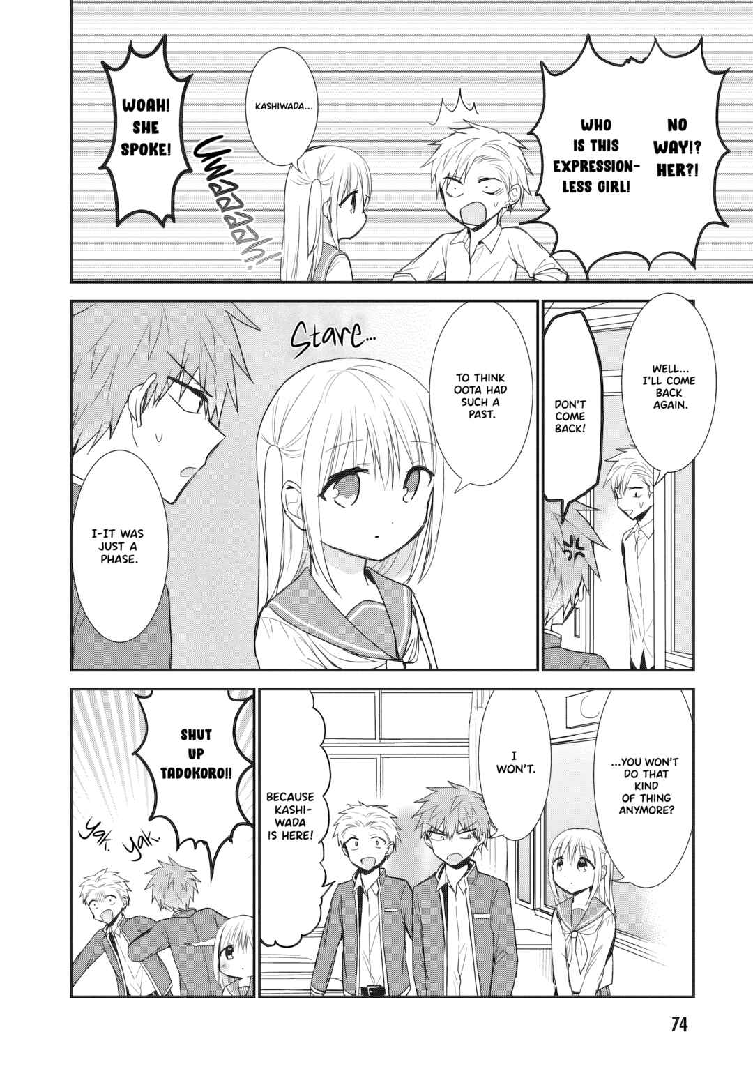 Page 9 Chapter 93 Kao ni Denai Kashiwada-san to Kao ni Deru Oota-kun