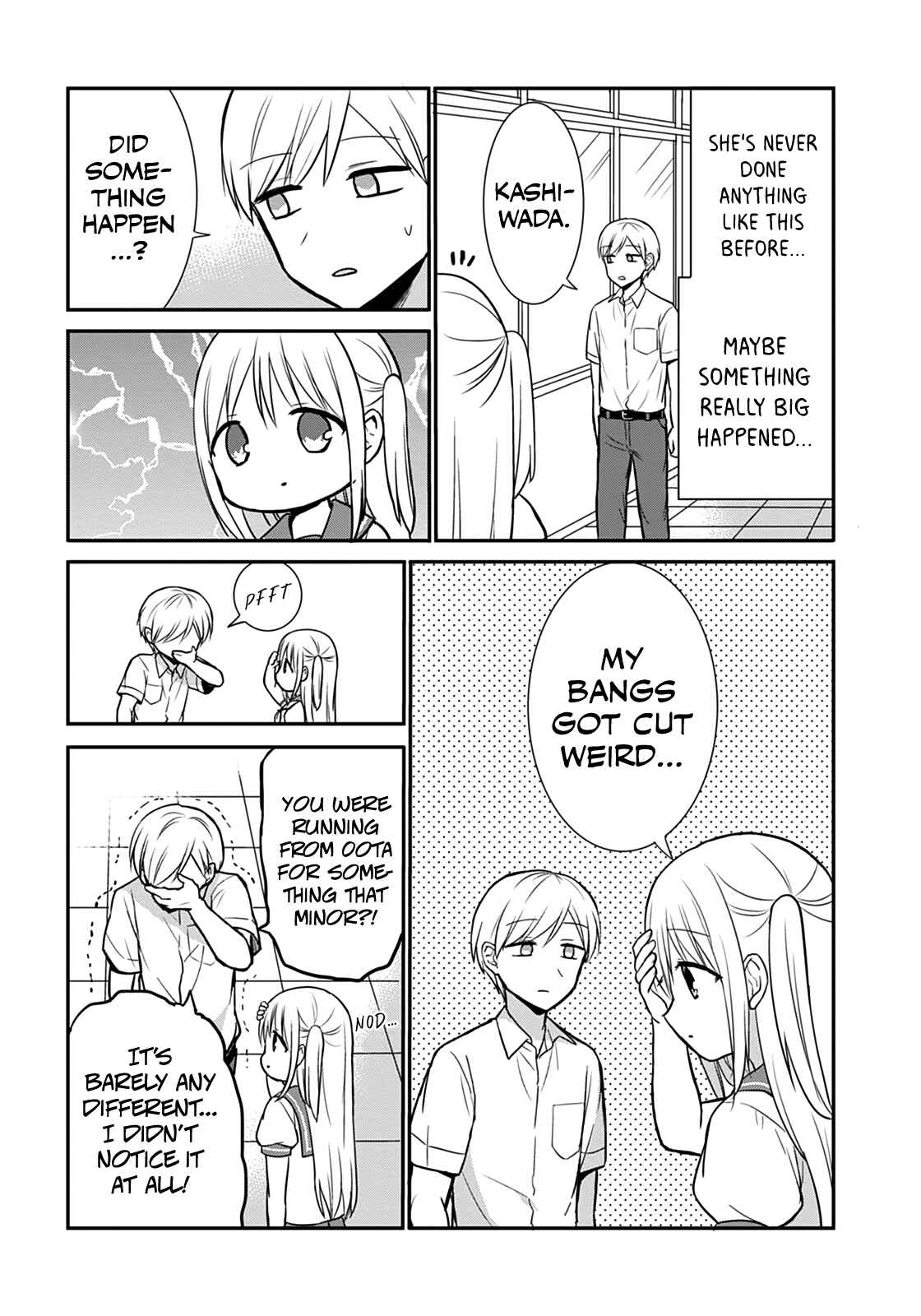 Page 6 Chapter 31 Kao ni Denai Kashiwada-san to Kao ni Deru Oota-kun