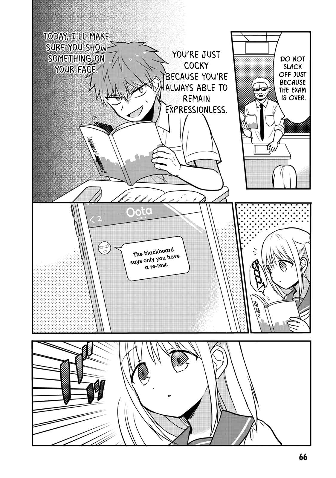 Page 2 Chapter 7 Kao ni Denai Kashiwada-san to Kao ni Deru Oota-kun