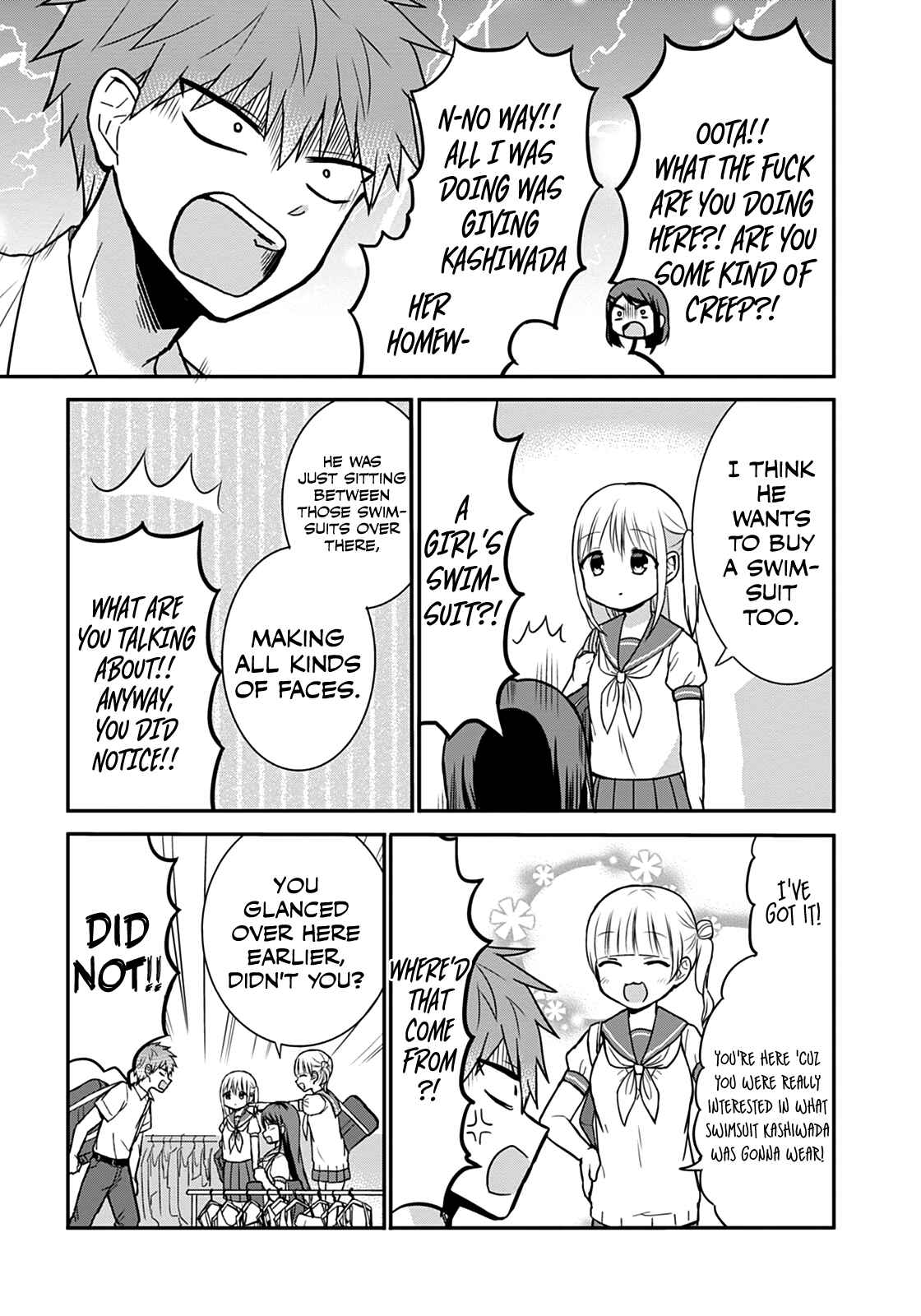 Page 10 Chapter 33 Kao ni Denai Kashiwada-san to Kao ni Deru Oota-kun