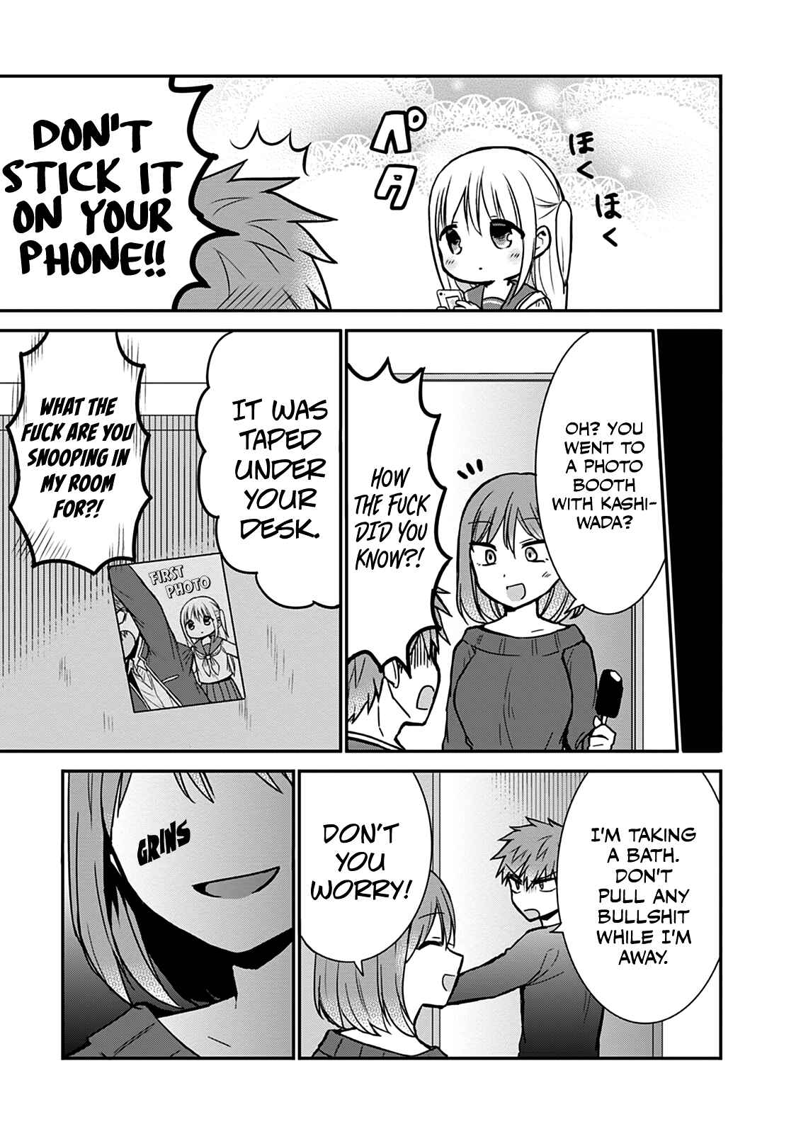 Page 9 Chapter 54 Kao ni Denai Kashiwada-san to Kao ni Deru Oota-kun