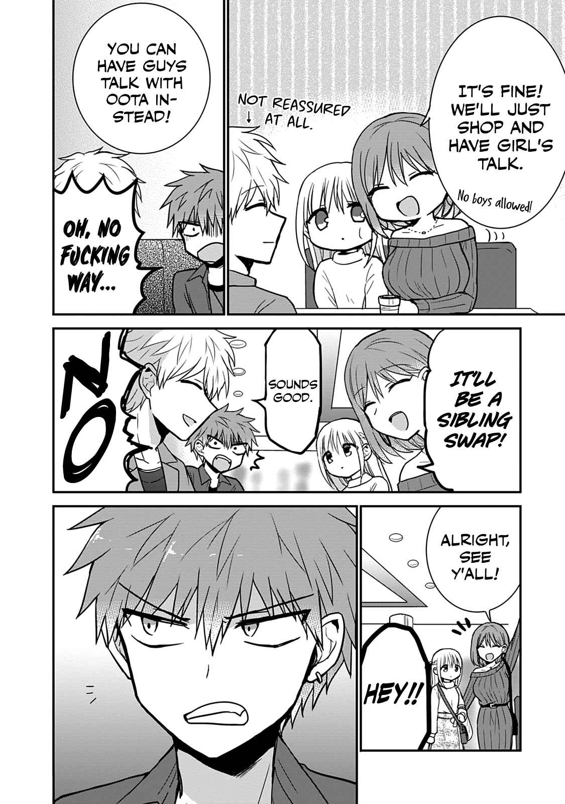 Page 2 Chapter 63.5 Kao ni Denai Kashiwada-san to Kao ni Deru Oota-kun