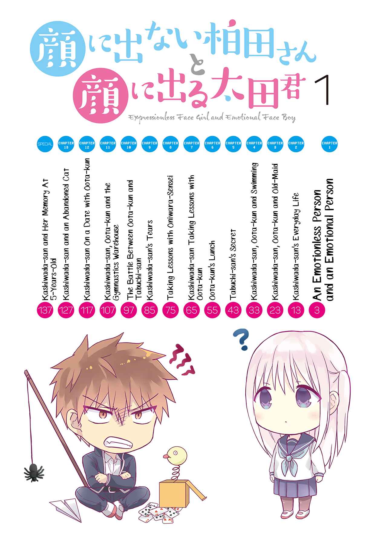 Page 3 Chapter 3 Kao ni Denai Kashiwada-san to Kao ni Deru Oota-kun