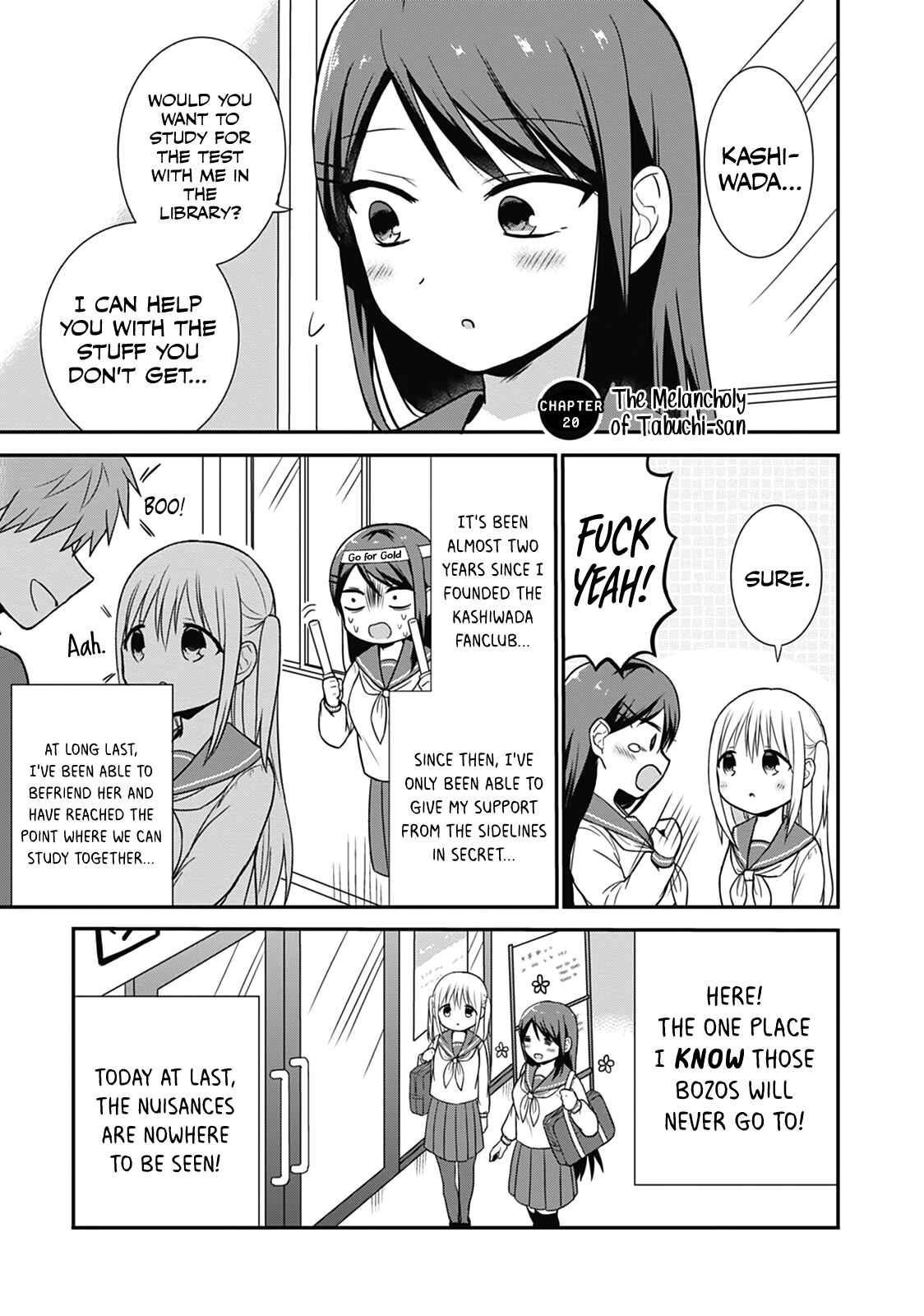 Page 1 Chapter 20 Kao ni Denai Kashiwada-san to Kao ni Deru Oota-kun