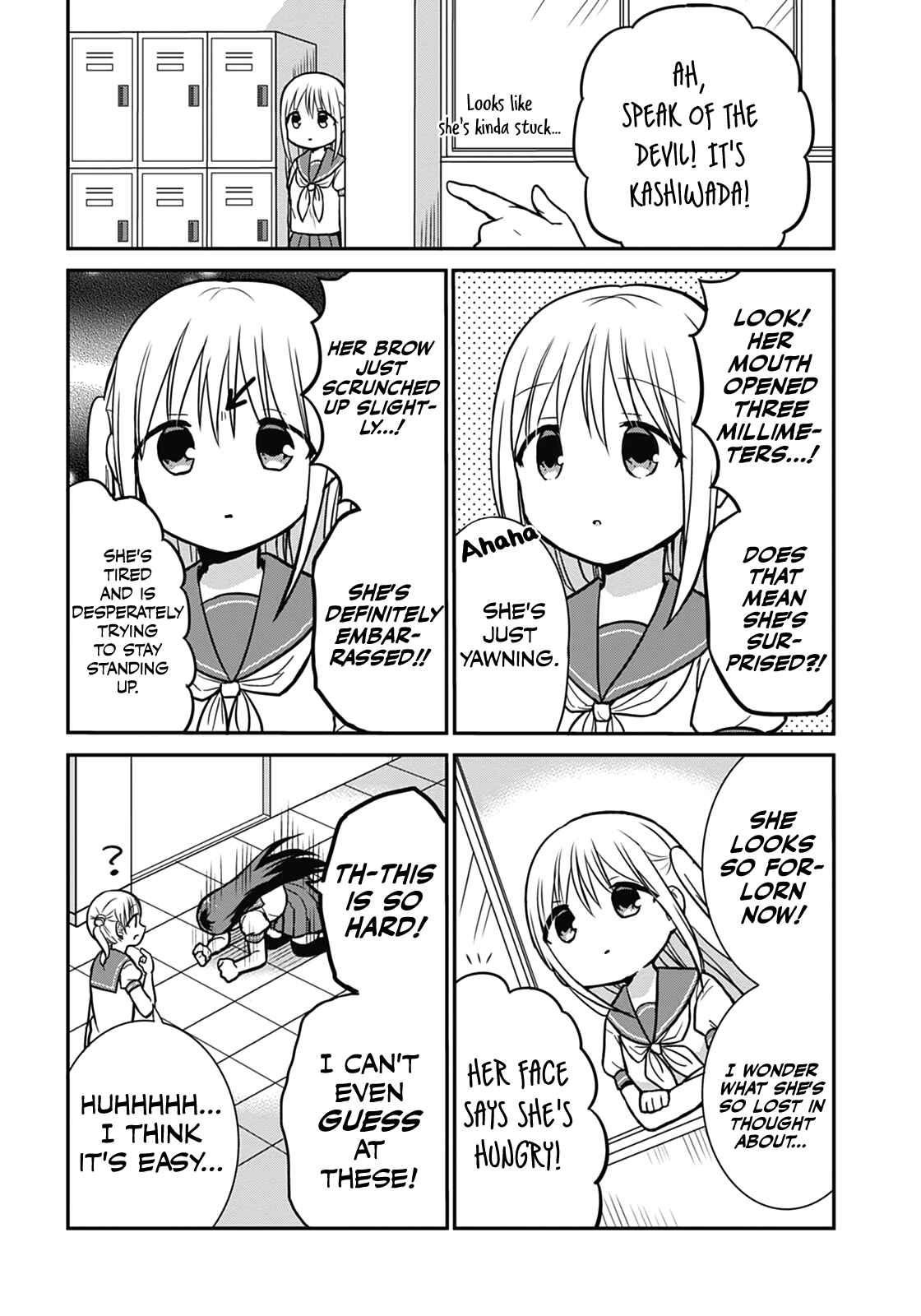Page 4 Chapter 29 Kao ni Denai Kashiwada-san to Kao ni Deru Oota-kun