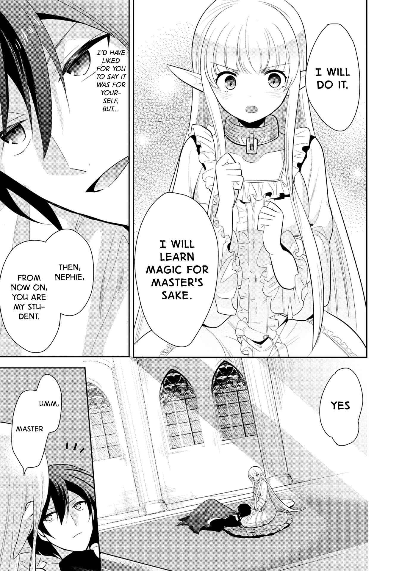 Page 9 Chapter 8 Maou no Ore ga Dorei Elf wo Yome ni Shitanda ga, Dou Medereba Ii?