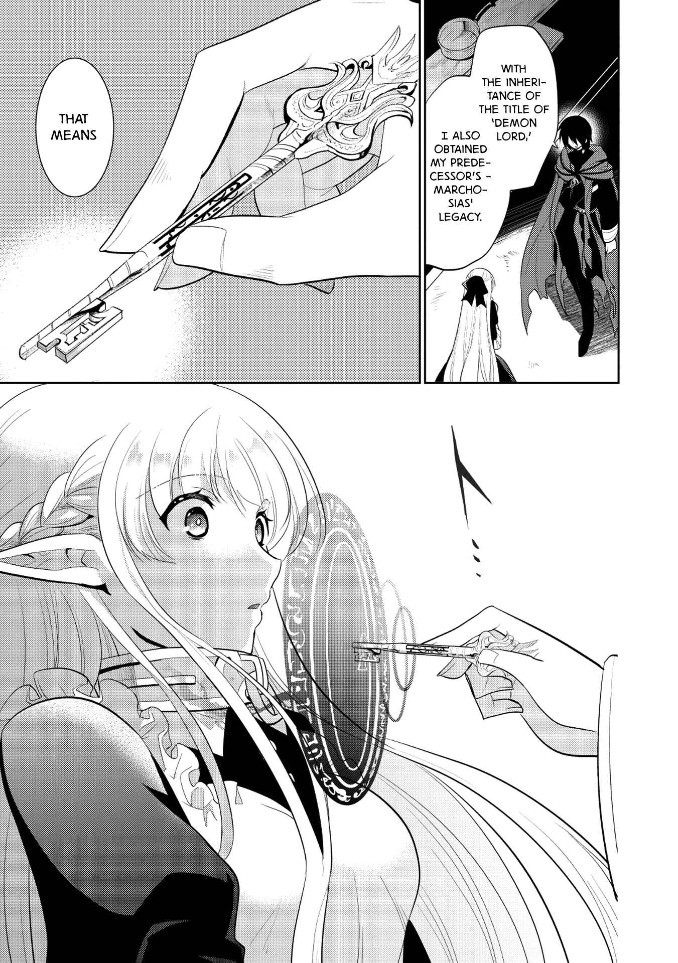 Page 25 Chapter 9 Maou no Ore ga Dorei Elf wo Yome ni Shitanda ga, Dou Medereba Ii?